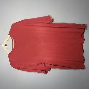 Paradise Collection Vintage 90's Men's Modal Loose Fit Red Wine T-Shirt